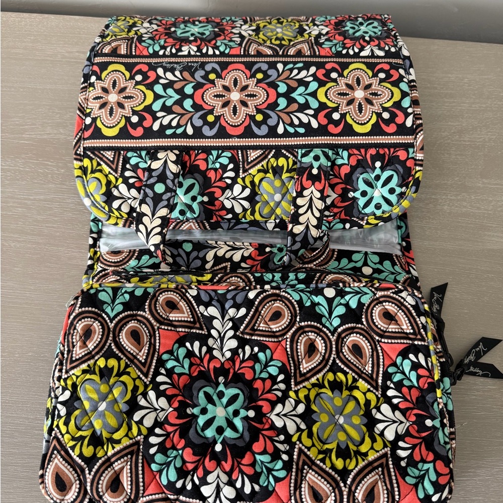 Vera Bradley Travel Roll Up Makeup Bag